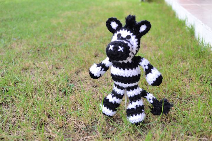 Crochet Zebra Step by Step Instructions