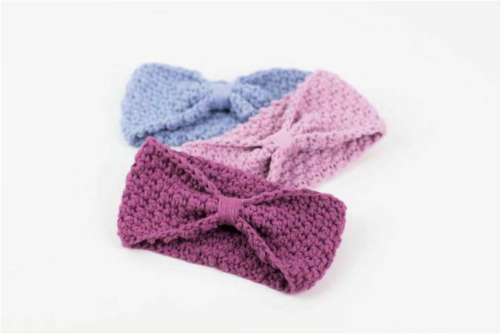 Easiest Blueberry Dance Baby Headband to Crochet