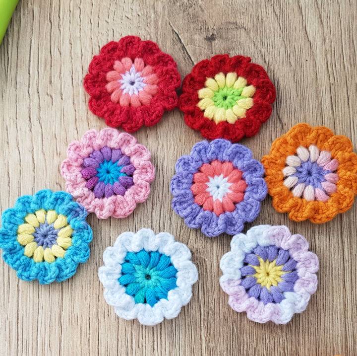 Easiest Flower Brooch to Crochet