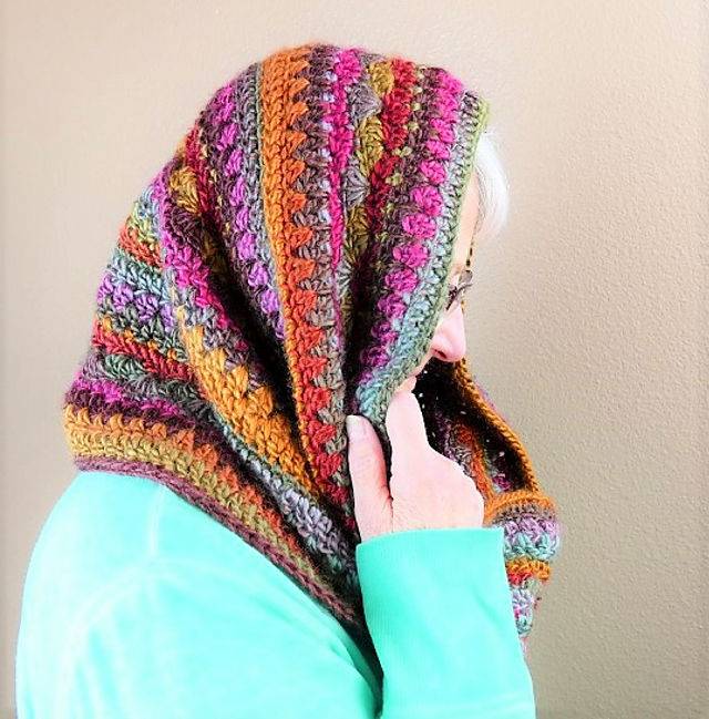 Easiest Sweet Harmony Hooded Cowl to Crochet