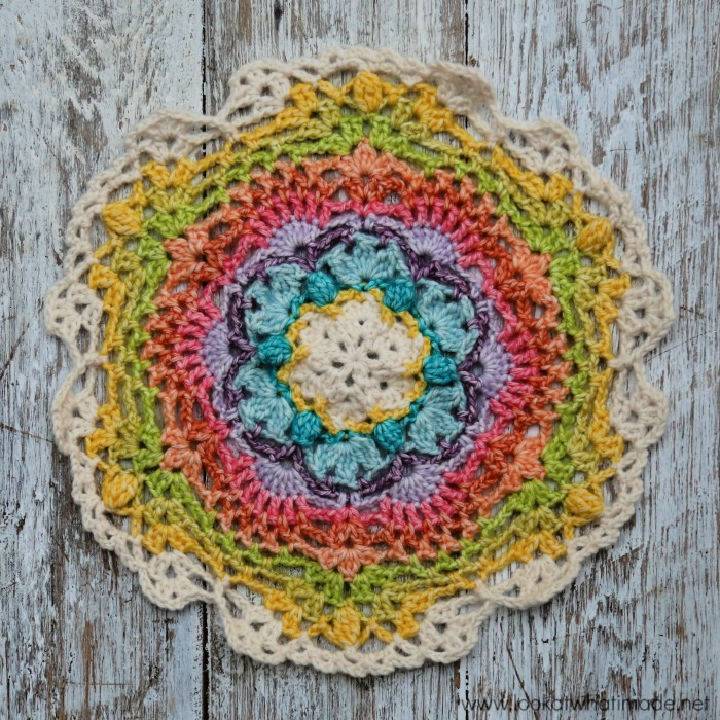 Free Crochet Pattern for Unseen Mandala