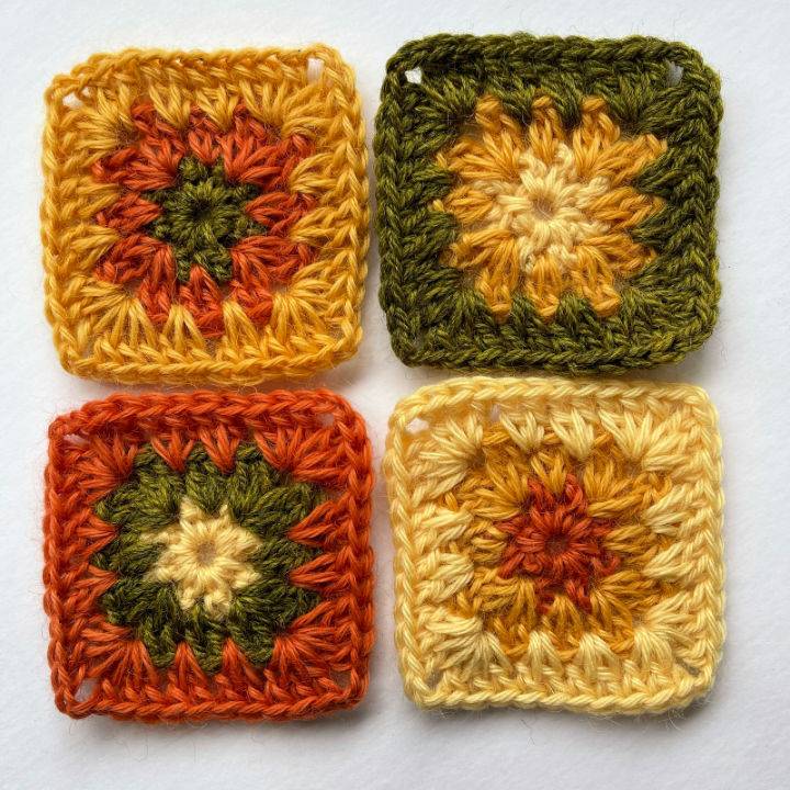 Free Crochet Twinkling Granny Square Pattern