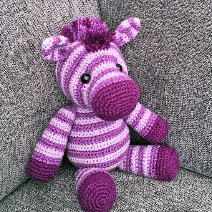 Free Crochet Zane the Zebra Amigurumi Pattern