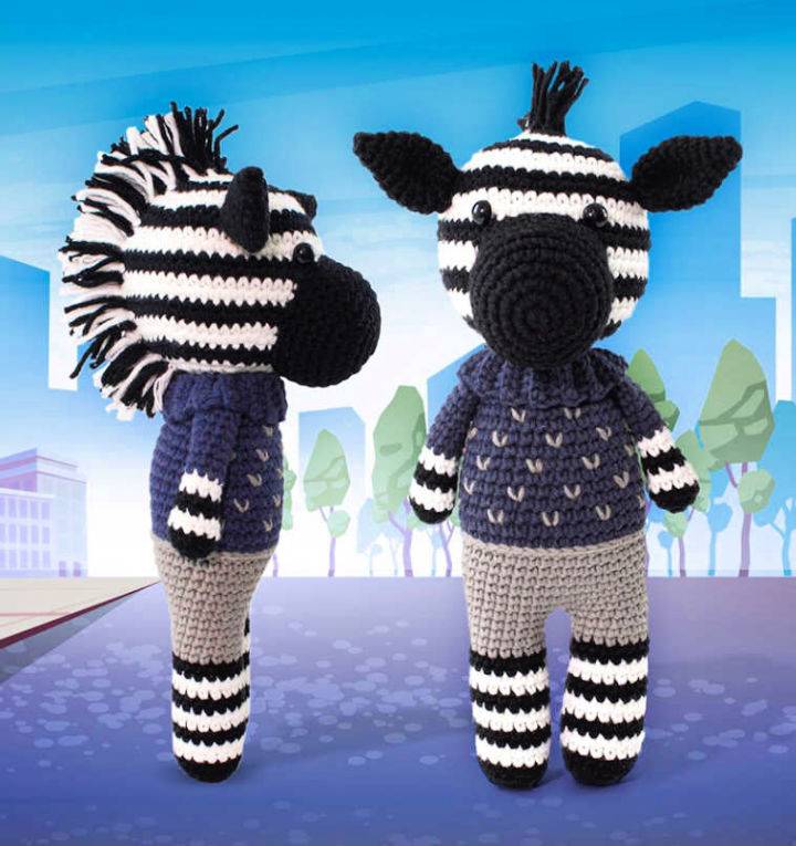Gorgeous Crochet Zebra Amigurumi Pattern