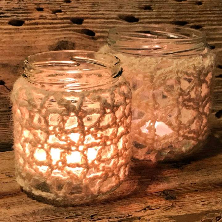 How to Make Cosy Jam Jar Covers Free Crochet Pattern