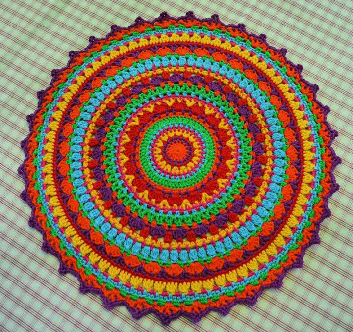 Lucienne's Summer Mandala Crochet Pattern