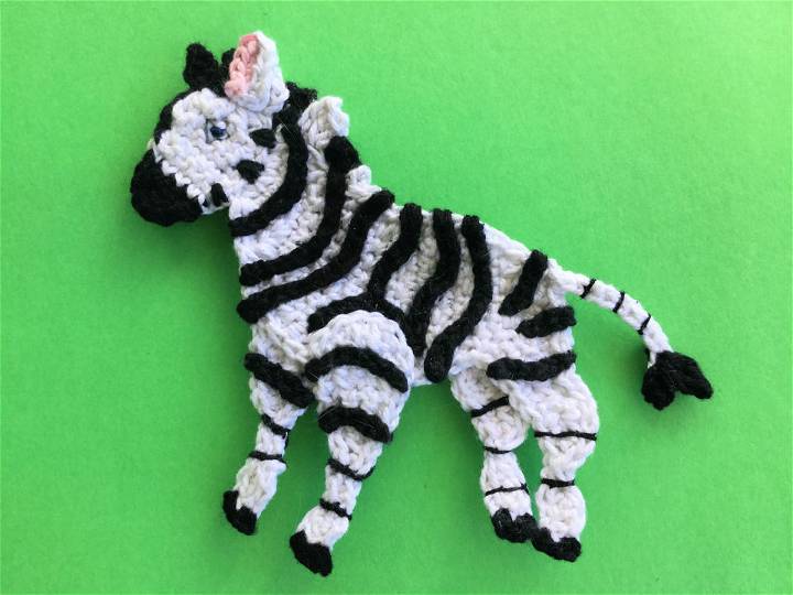 Quick and Easy Crochet Crochet Zebra Pattern