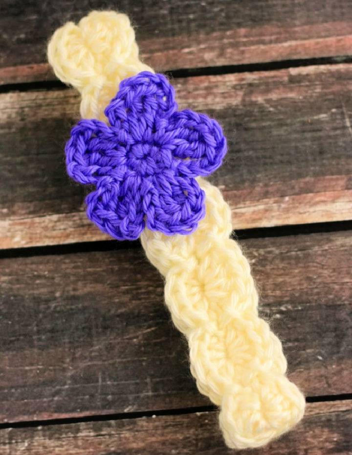 Simple Crochet Flower Headband Pattern