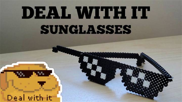  Wearable 3D Perler Bead Sunglasses