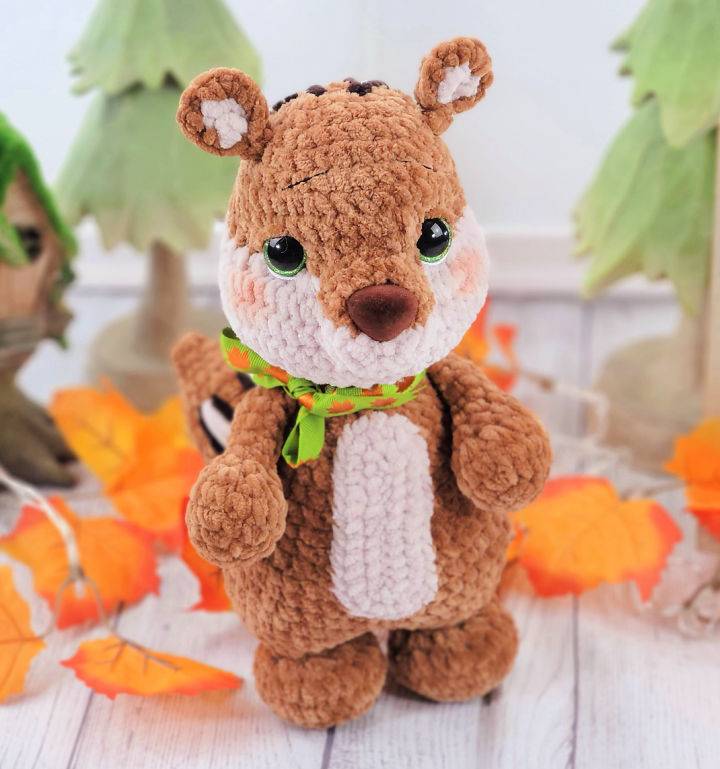Adorable Crochet Chipmunk Amigurumi Idea