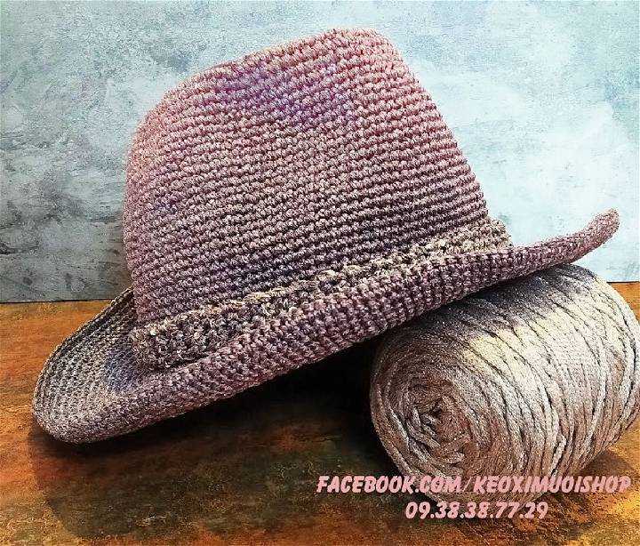 Adorable Crochet Cowboy Hat Pattern