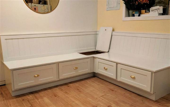Build a Banquette Bench Seating With Storage
