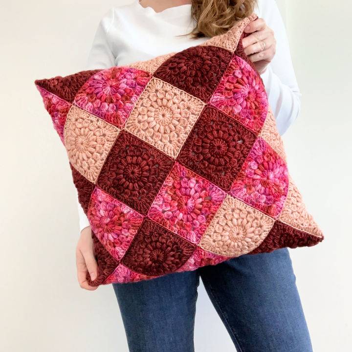 Basic Crochet Sunburst Pillow Pattern