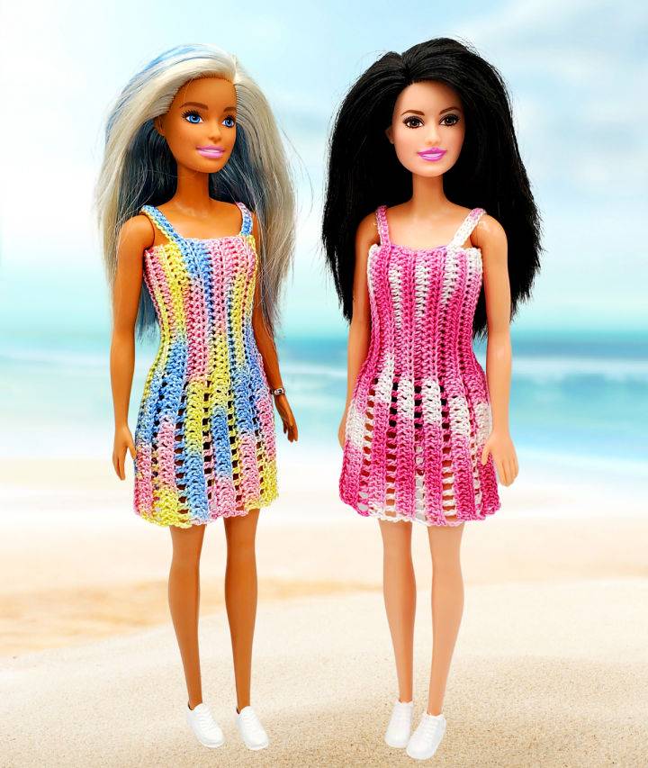Beautiful Crochet Barbie Seaside Dress Pattern