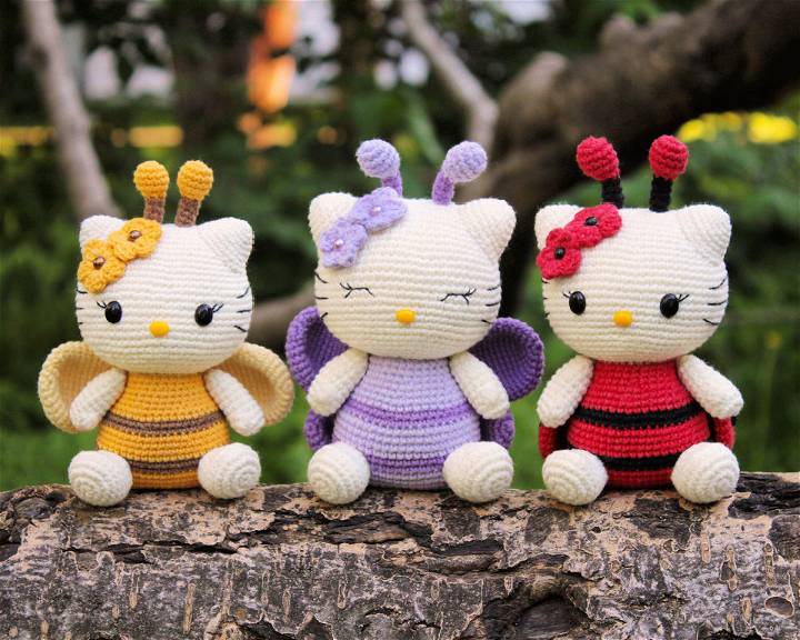 Beautiful Crochet Spring Kitty Pattern