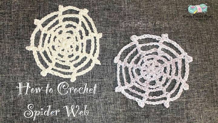 Beginner Friendly Crochet Spider Web Tutorial