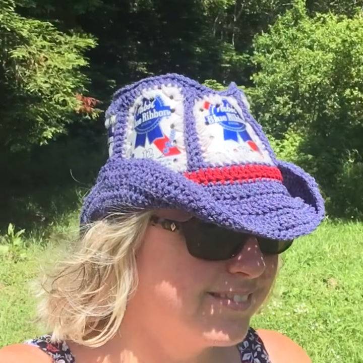 Best Crochet Beer Can Cowboy Hat Pattern