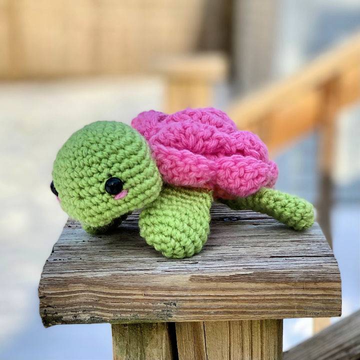 Best Rosy Turtle Amigurumi Crochet Pattern