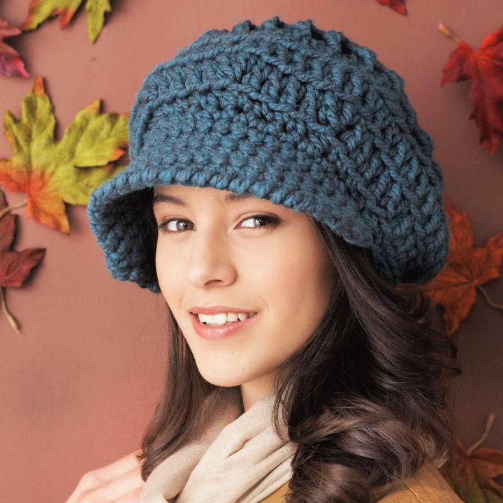 Best Slouchy Peaked Hat Crochet Pattern