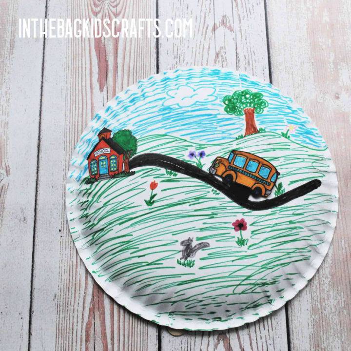 Brilliant Paper Plate Back To School Craft
