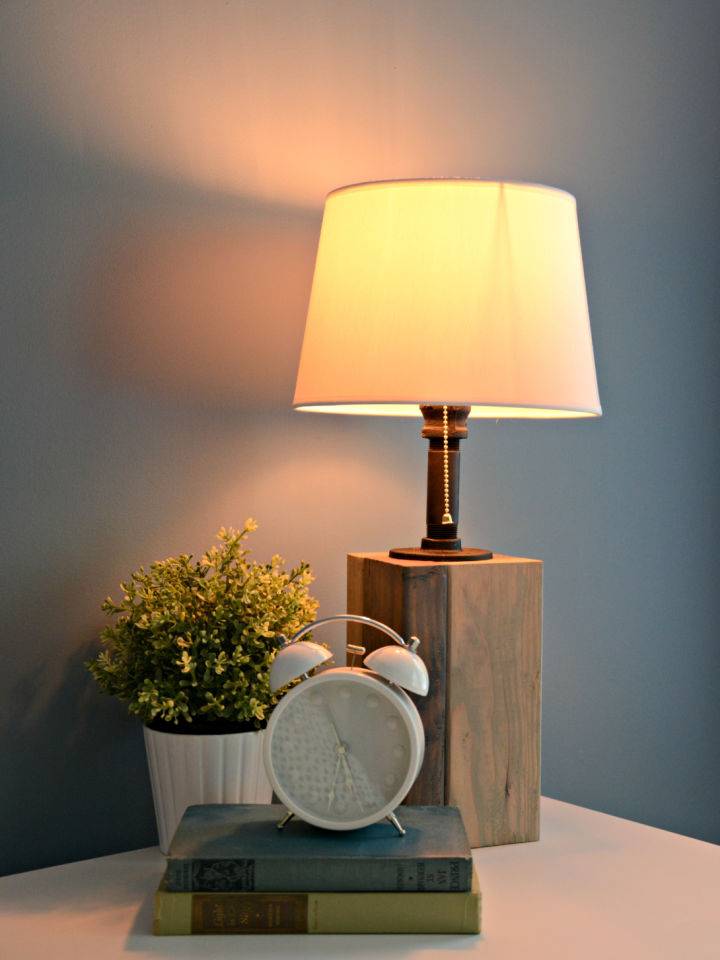 Budget Friendly DIY Bedside Lamp