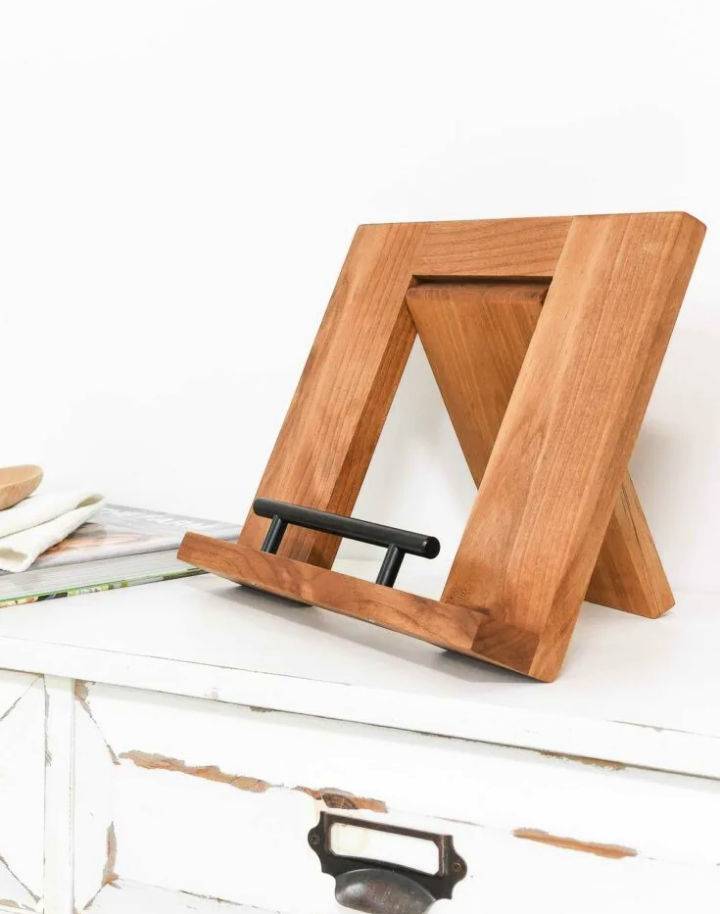 How to Build a Cookbook Holder