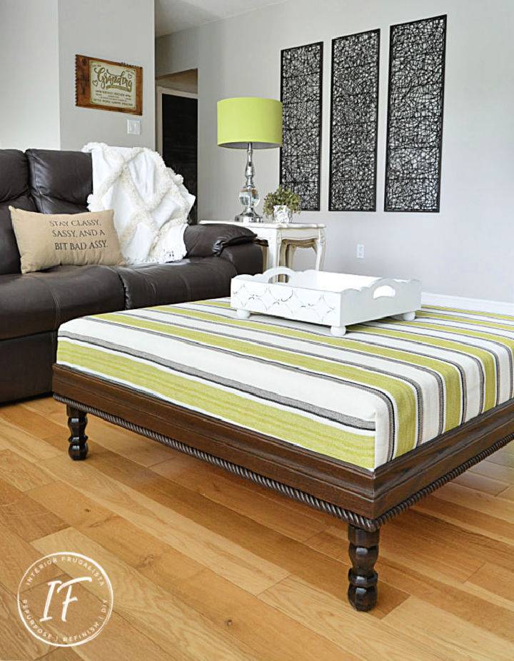 Build a Large Upholstered Ottoman