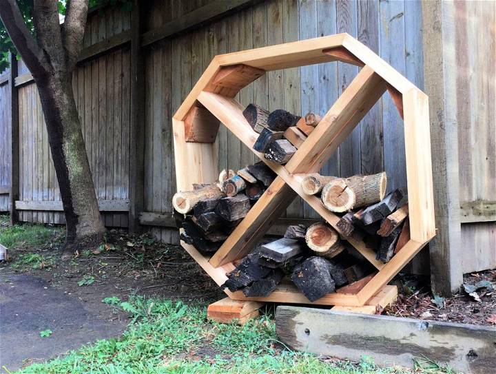 Build a Stylish Octagonal Firewood Rack