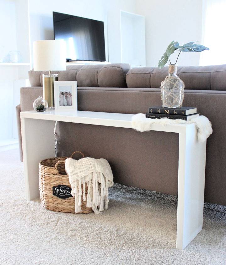  How to Build a Wood Console Table