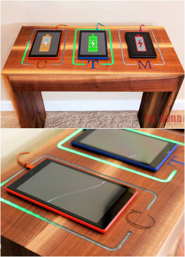 DIY Charging Station With Led Notifications