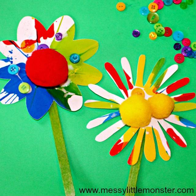 Colourful Flower Craft for Kids
