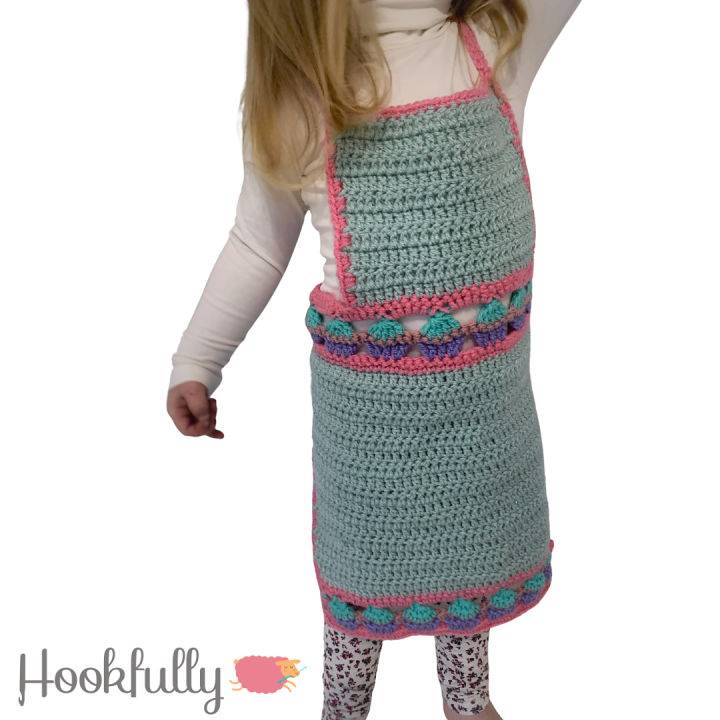 Cool Crochet Cupcake Kids Apron Pattern