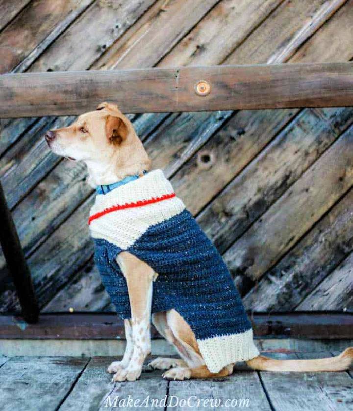Cool Crochet Dog Sweater Pattern