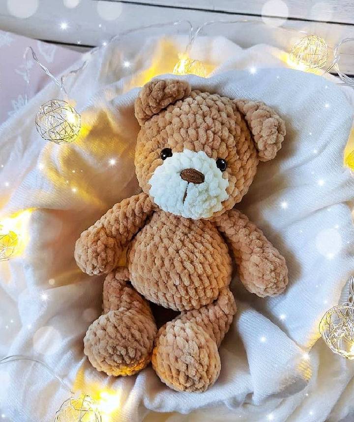 Cool Crochet Plush Teddy Bear Pattern