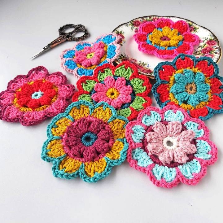Cool Crochet Ragwort Flower Pattern