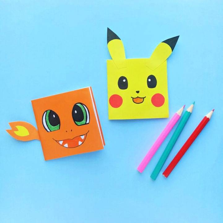 Cool Pokémon Notebook Craft for Kids