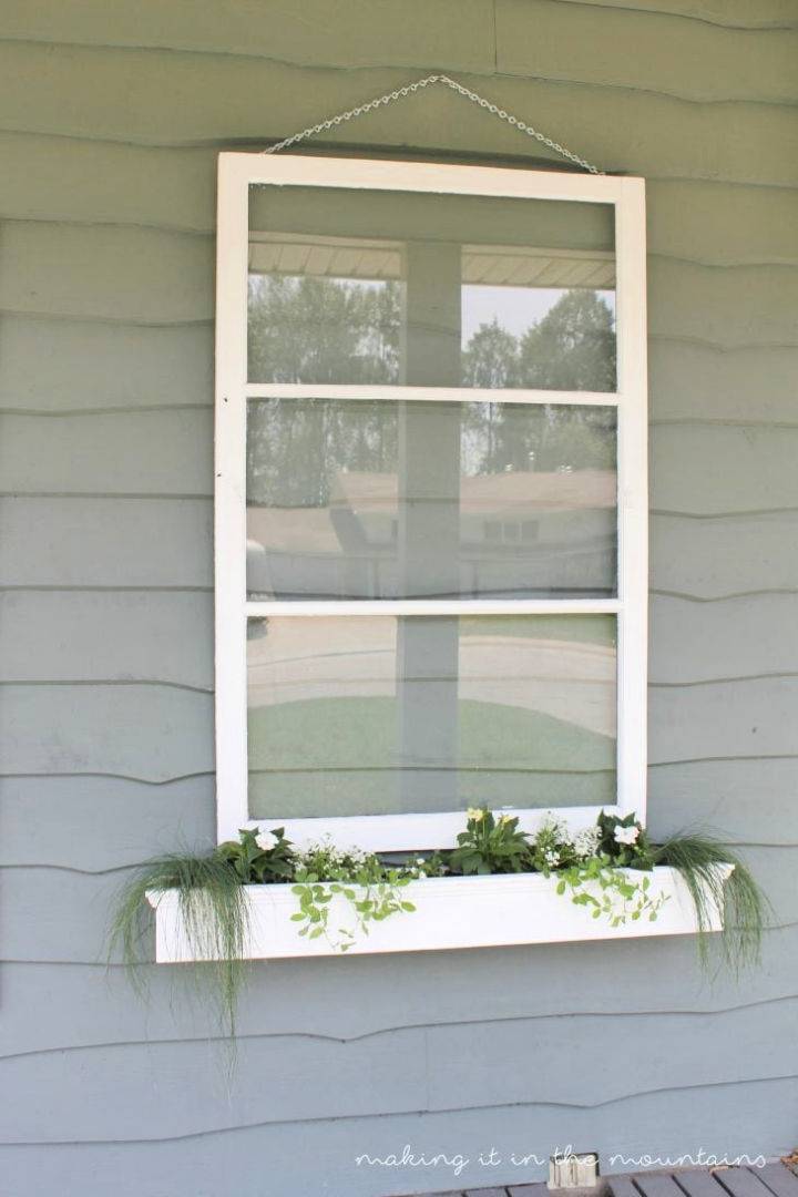 Make a Vintage Window Flower Box