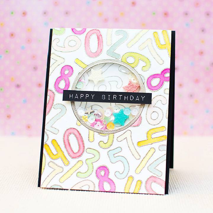 How to Make a Birthday Shaker Card
