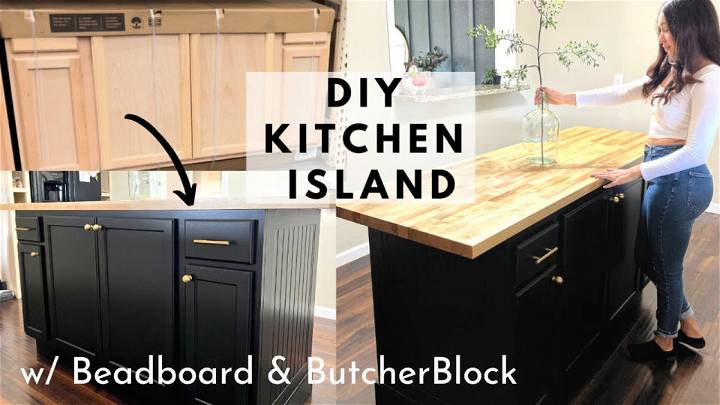 Creative Kitchen Island on a Budget