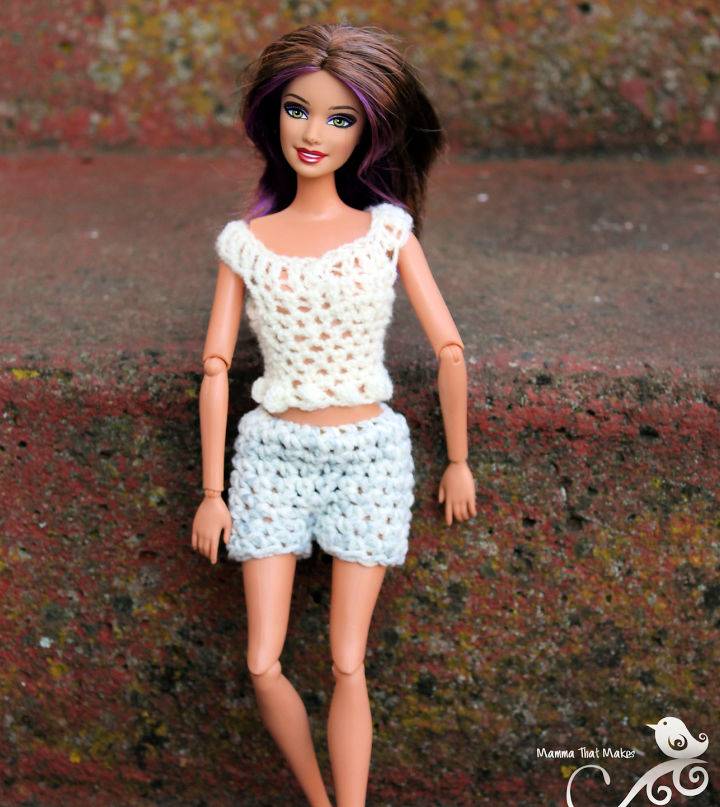 Crochet Barbie Short Design - Free Pattern