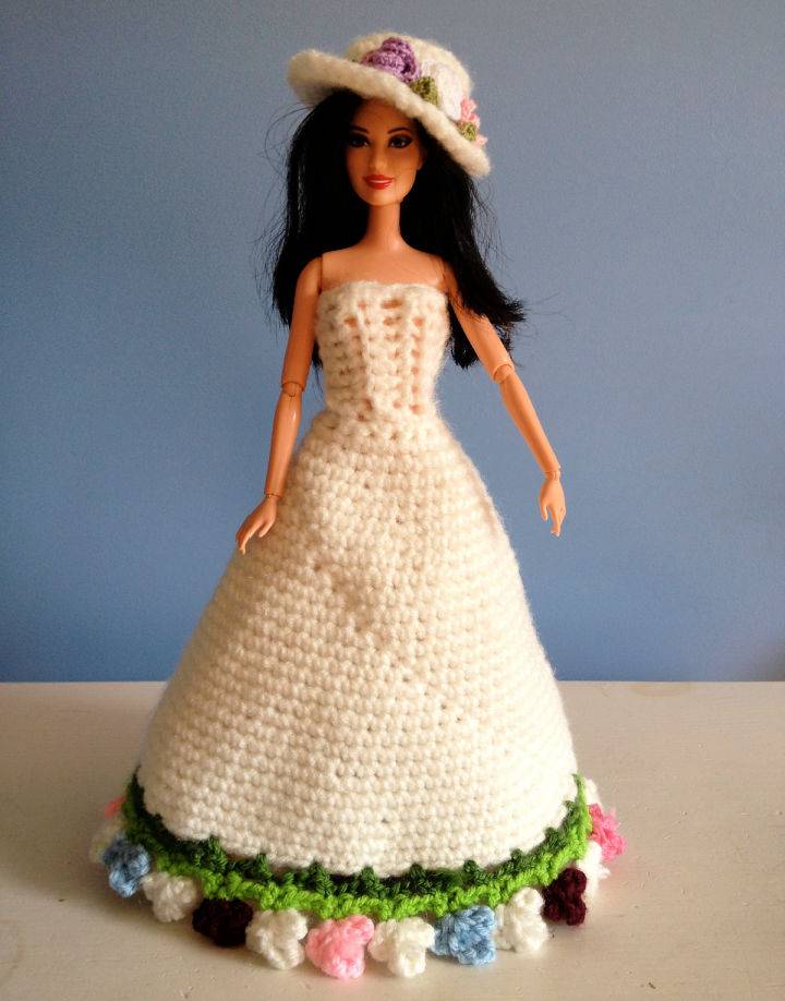 Crochet Barbie Spring Princess Dress Pattern