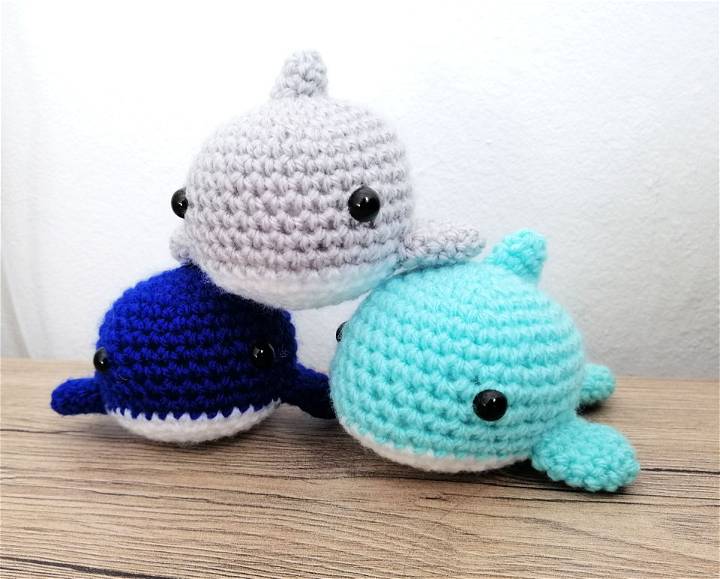 Crochet Dolphin, Shark, Whale Amigurumi Pattern