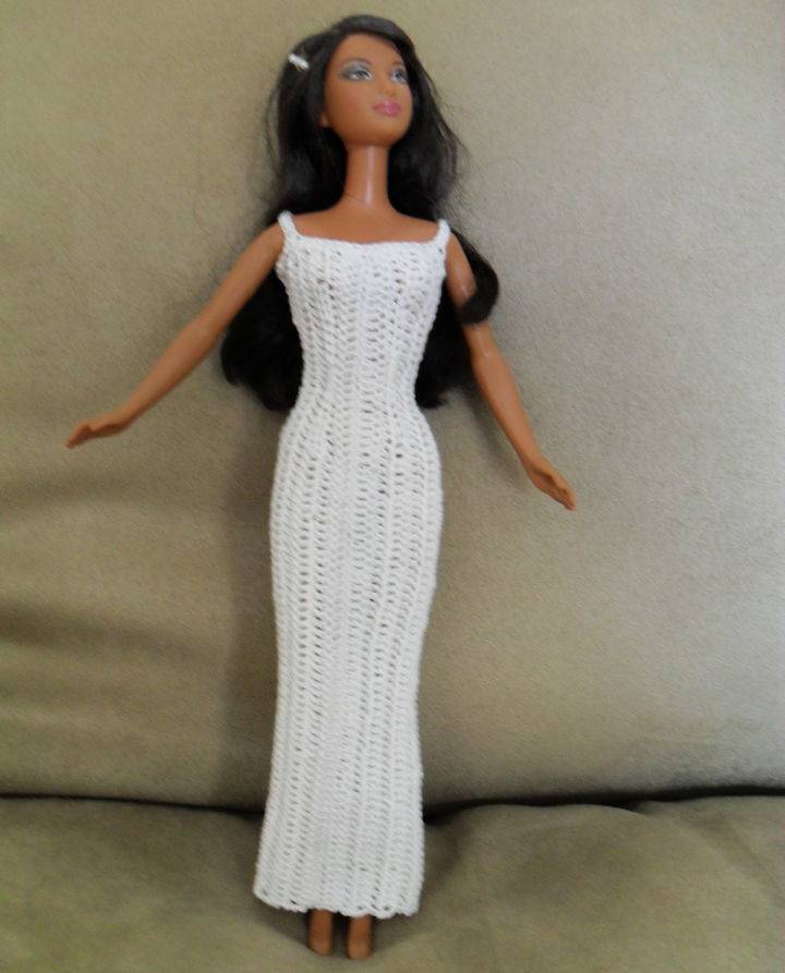 Crochet Fashion Doll Eloise Long Dress Pattern