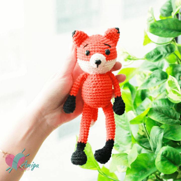 Crochet Long Legged Amigurumi Fox Pattern