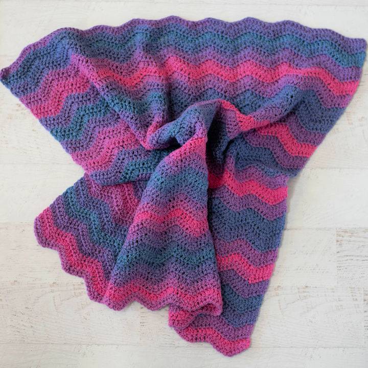 Crochet Oh Darling Baby Ripple Afghan Pattern