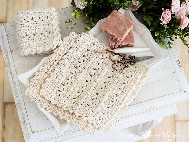 Crochet Primrose and Proper Dishcloth Pattern