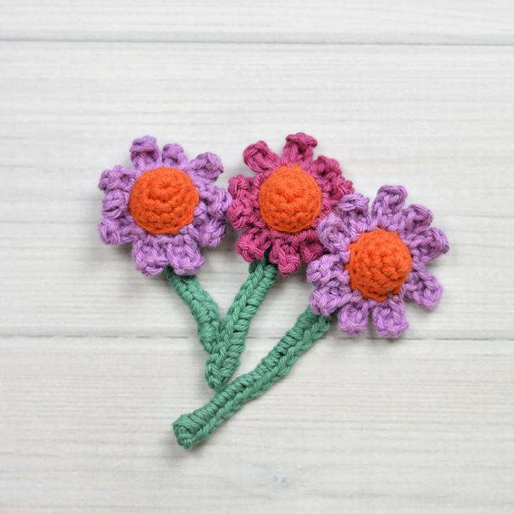 Crochet Purple Coneflower Pattern