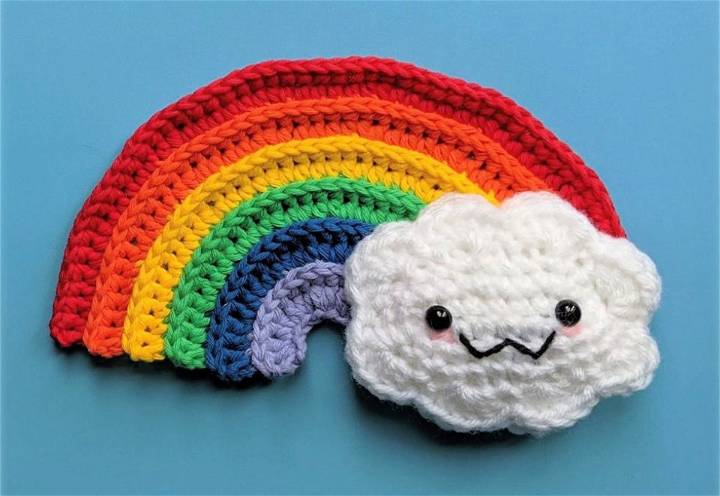 Crochet Rainbow Cloud Amigurumi Pattern