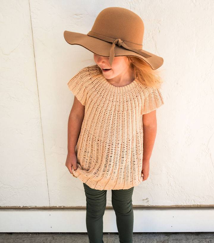 Crochet Summer Days Tunic Baby Dress Idea