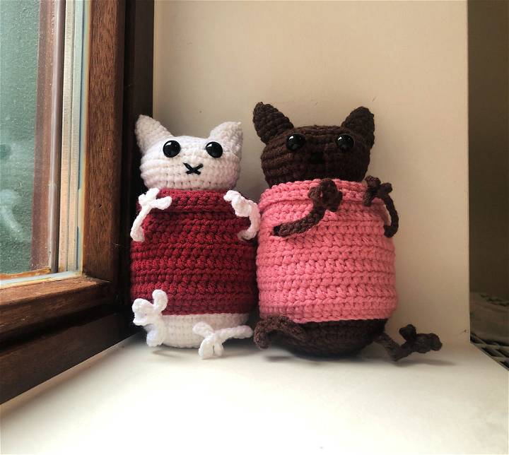 Crochet Sweater Cat Free Pdf Pattern